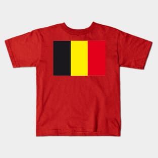 Flag of Belgium Kids T-Shirt